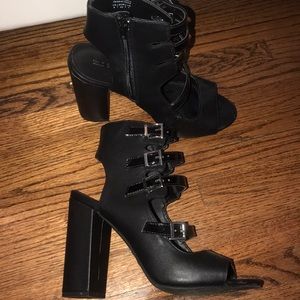 Buckle Heels 3 1/2 inch heels